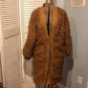 Free People Mongolian faux fur liner